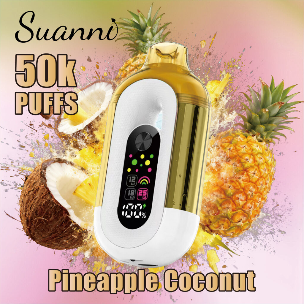 elfbar elfa master akku Fog Formulas Series 1600 – Pineapple Coconut Ice – Vapester Smoke Shop –  Vancouver main image 1